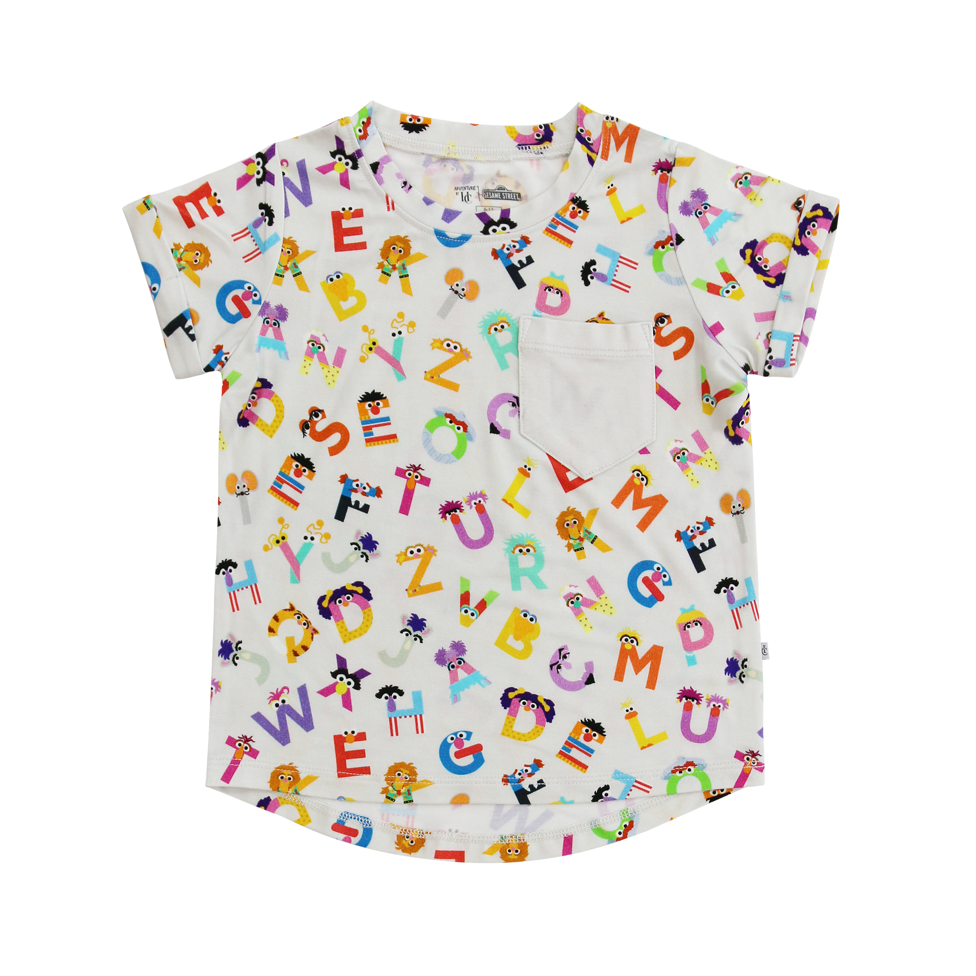 The Monster ABC's pocket t-shirt | Sesame Street