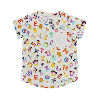 The Monster ABC's pocket t-shirt | Sesame Street