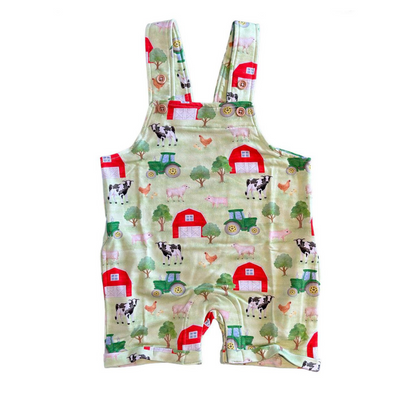 Workin' On The Farm Little Short Overalls