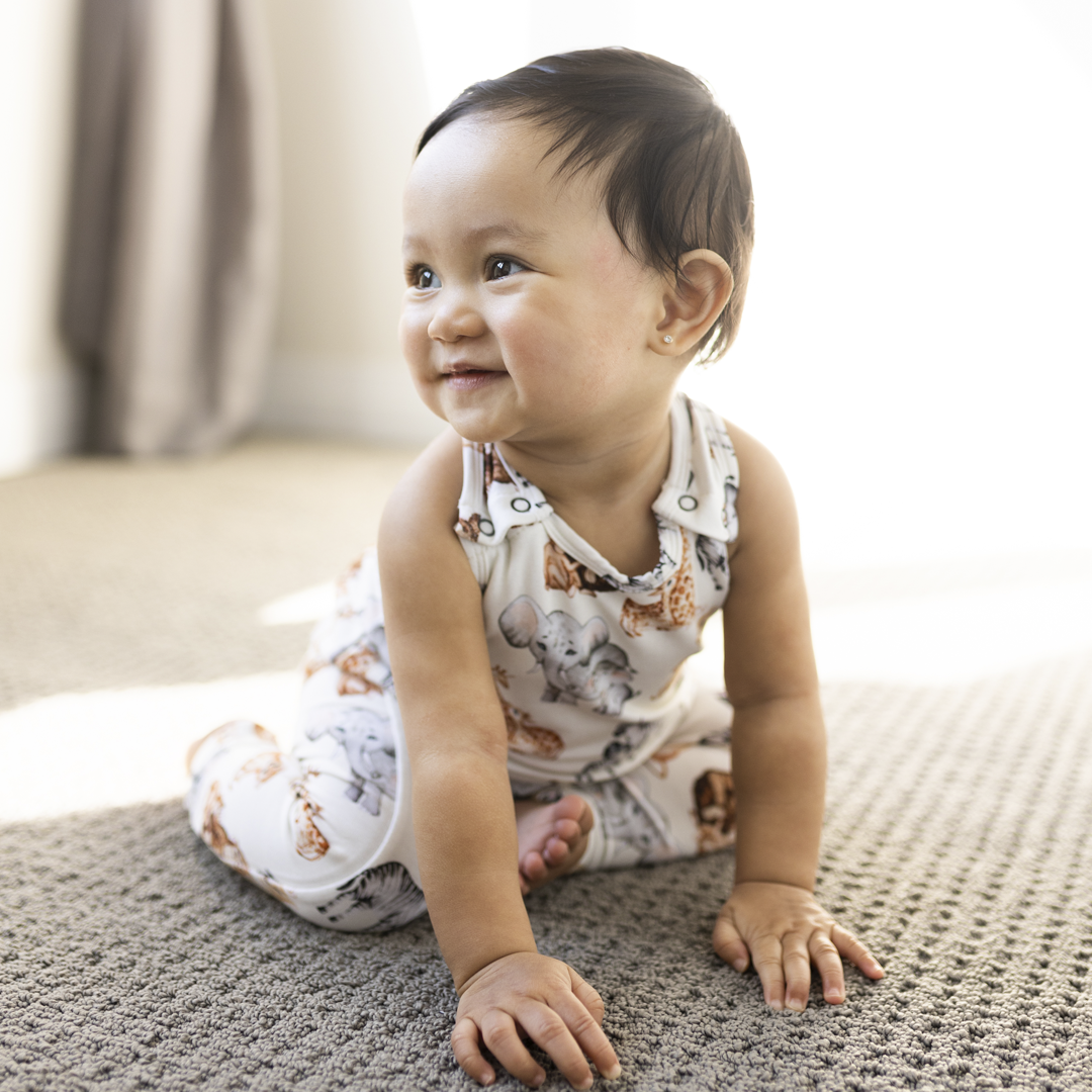 Baby Mine Racerback Kids Tank Overalls