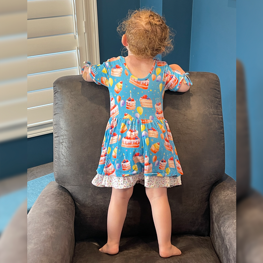 My Birthday Suit Casual Twirl Dress