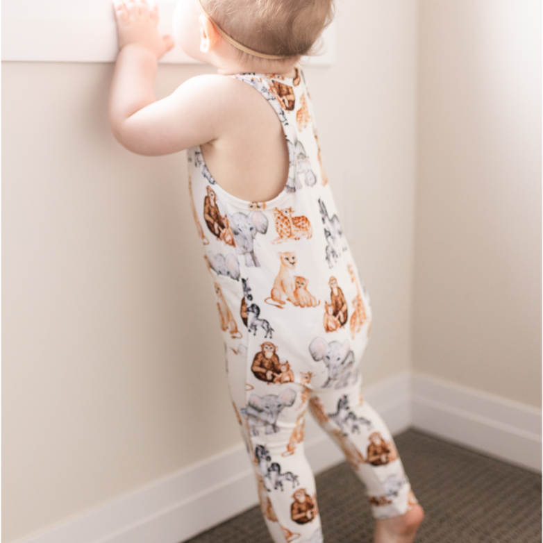 Baby Mine Racerback Kids Tank Overalls