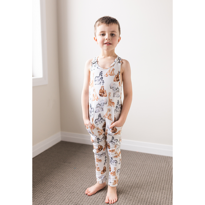 Baby Mine Racerback Kids Tank Overalls