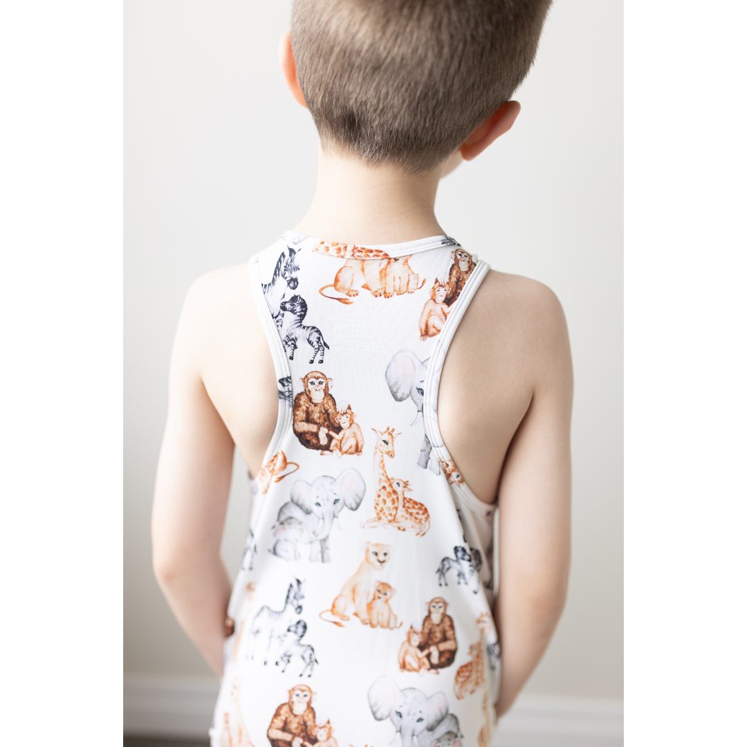 Baby Mine Racerback Kids Tank Overalls