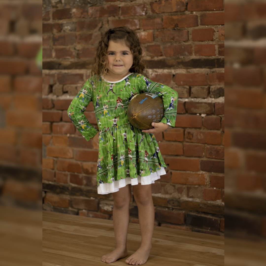 The Calm Before The Score Casual Twirl Dress