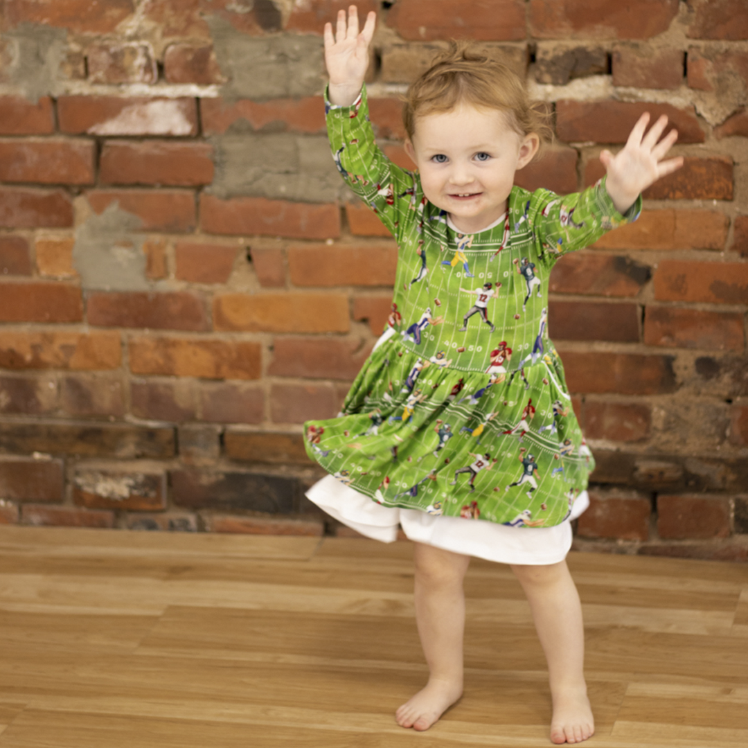 The Calm Before The Score Casual Twirl Dress