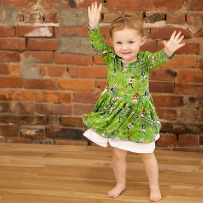 The Calm Before The Score Casual Twirl Dress