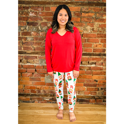 Santa's Little Helper Ladies Two Piece Lounge Set