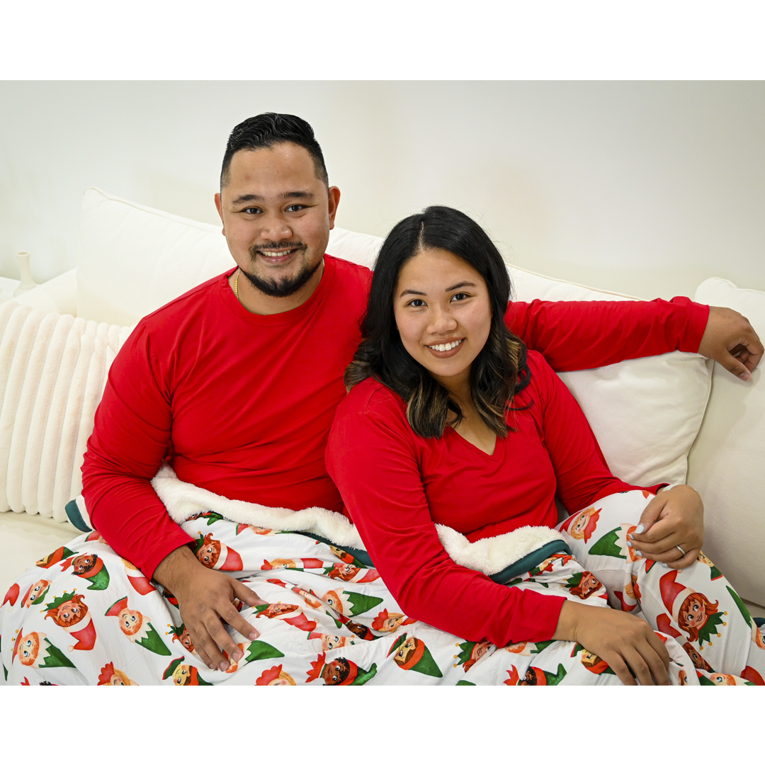 Santa's Little Helper Mens Two Piece Lounge Set
