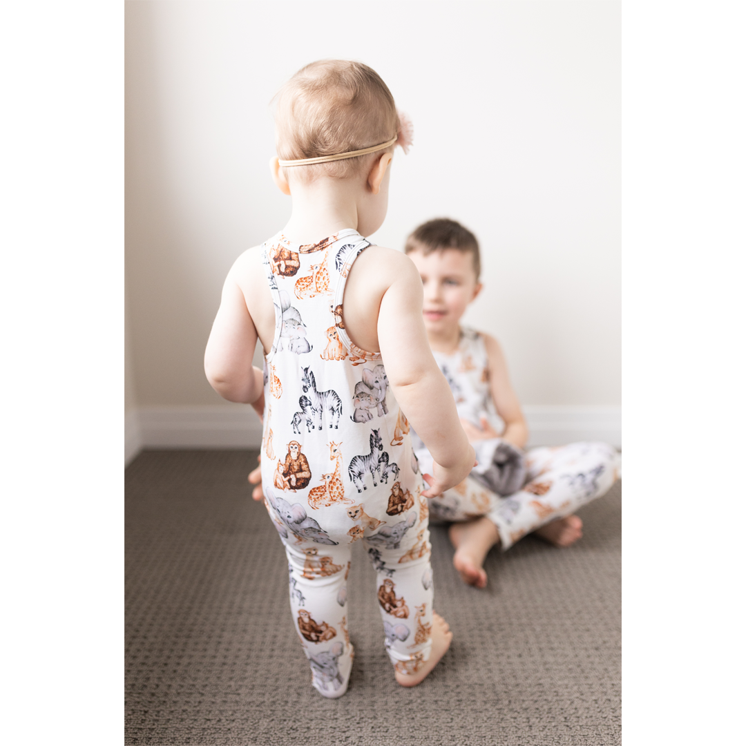 Baby Mine Racerback Kids Tank Overalls