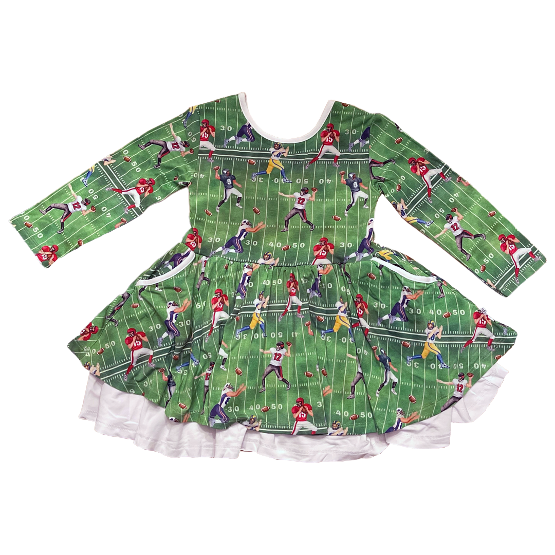 The Calm Before The Score Casual Twirl Dress